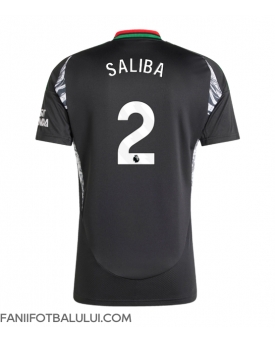 Arsenal William Saliba #2 Tricou Fotbal Replică 2024-25 Barbati Deplasare